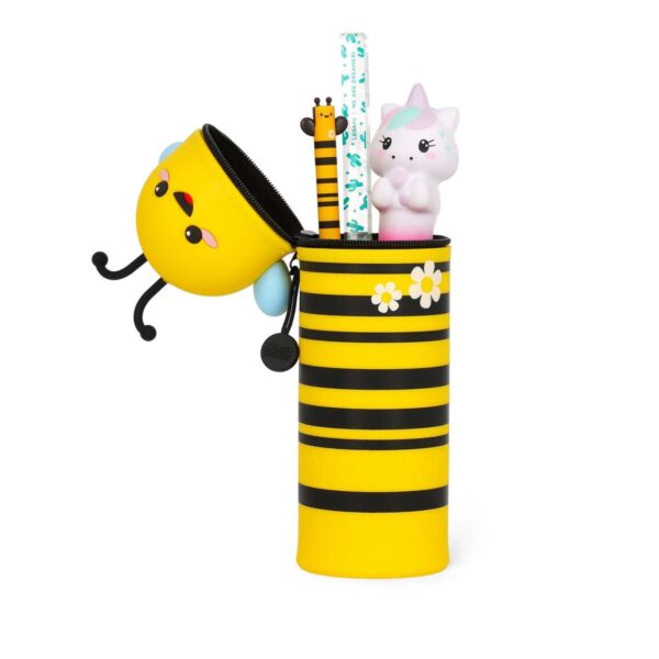 Legami 2-in-1-Federmäppchen aus Silikon - Kawaii