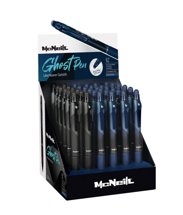 McNeill Radierbarer Gel-Schreiber Ghost Pen blau/schwarz