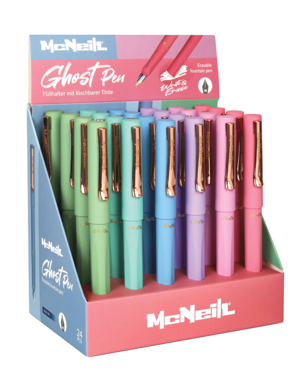 McNeill Radierbare Füllhalter - Pastell Farben