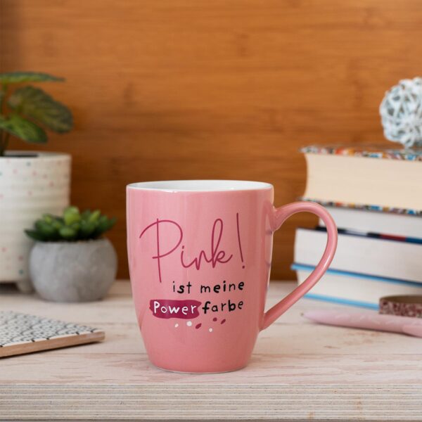 Becher »Pink ist meine Power Farbe«