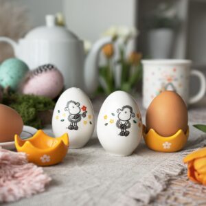 Sheepworld - Eierbecher-Streuer-Set »Zusammen«