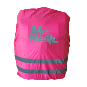 Regenhaube mit reflektierendem Logo + Doppelstreifen pink-Kollektion 2025