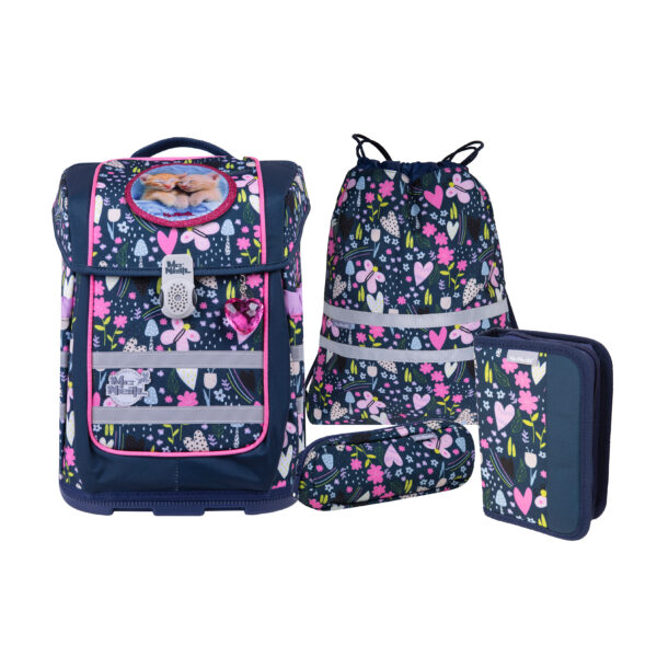 McNeill Schulranzen-Set ERGO COMPACTO, 5tlg. In the garden -Kollektion 2025