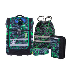 McNeill Schulranzen-Set ERGO COMPACTO, 5tlg. KIDS FROM THE BLOCK -Kollektion 2025