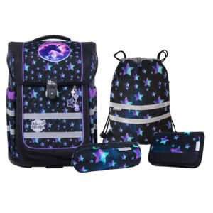 McNeill Schulranzen-Set ERGO COMPACTO, 5tlg. STAR NIGHT -Kollektion 2025