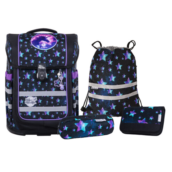 McNeill Schulranzen-Set ERGO COMPACTO, 5tlg. STAR NIGHT -Kollektion 2025