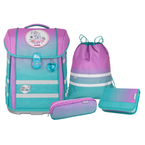 McNeill Schulranzen-Set PERFECTO, 5tlg. GRADIENT BLUEBERRY -Kollektion 2025