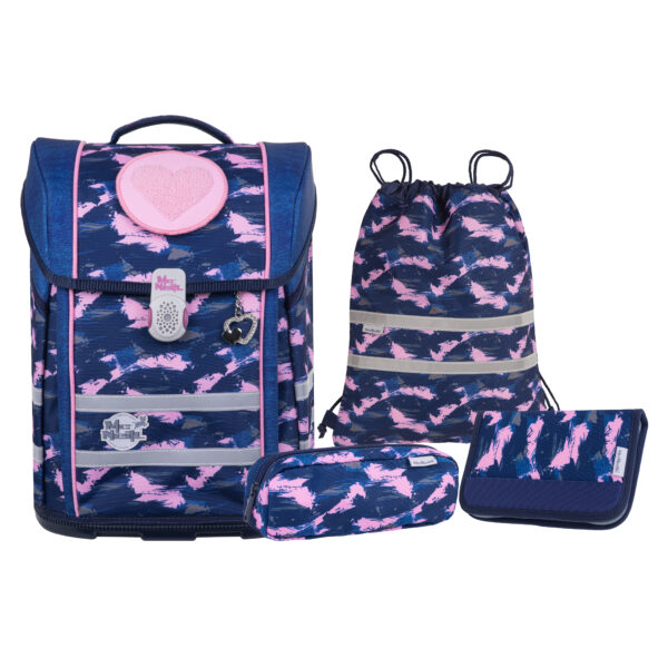 McNeill Schulranzen-Set PERFECTO, 5tlg. DENIM -Kollektion 2025