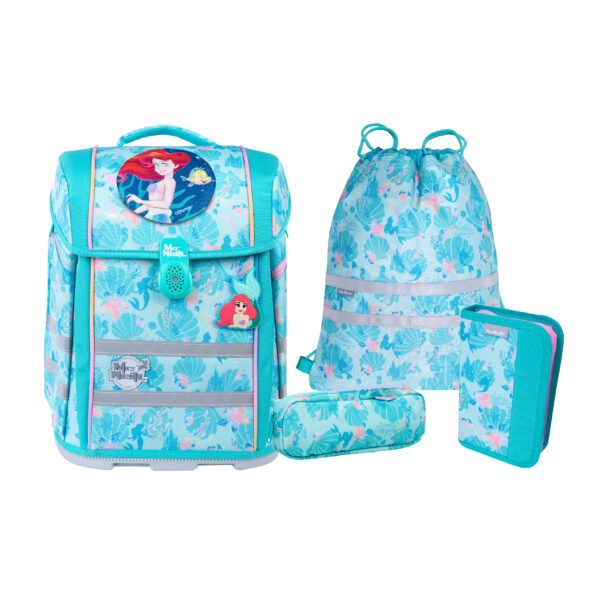 McNeill Schulranzen-Set PERFECTO, 5tlg. DISNEY – ARIELLE -Kollektion 2025