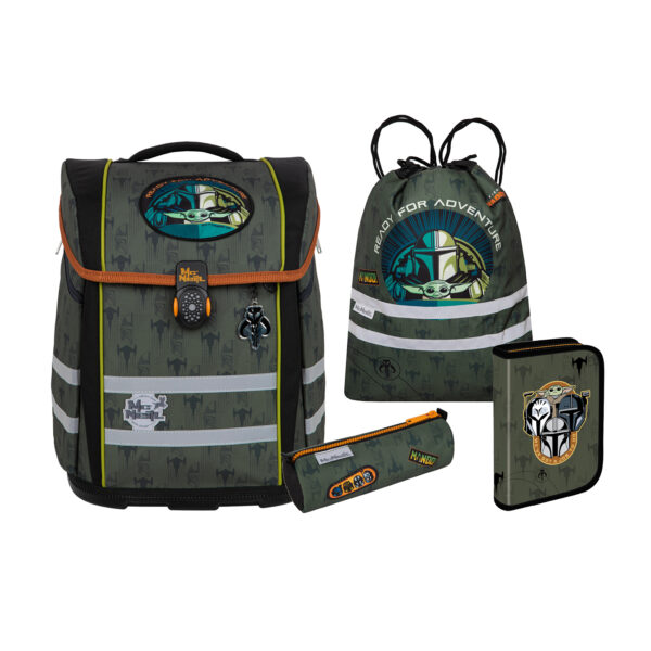McNeill Schulranzen-Set PERFECTO, 5tlg. STAR WARS – MANDALORIAN -Kollektion 2025