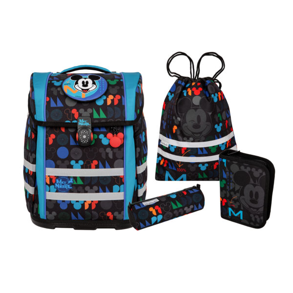 McNeill Schulranzen-Set PERFECTO, 5tlg. DISNEY – MICKEY MOUSE -Kollektion 2025