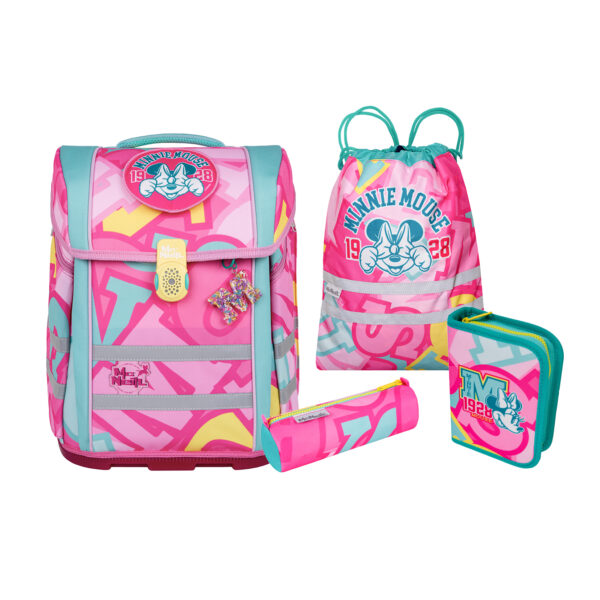 McNeill Schulranzen-Set PERFECTO, 5tlg. DISNEY – MINNIE MOUSE -Kollektion 2025