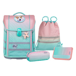 McNeill Schulranzen-Set PERFECTO, 5tlg. GRADIENT STRAWBERRY -Kollektion 2025