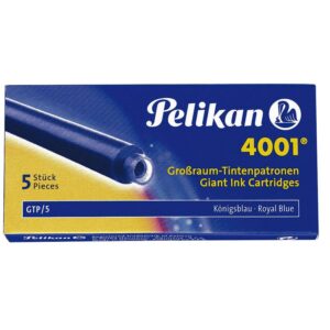 Pelikan 4001 Tintenpatronen für Füller königsblau 5 St.