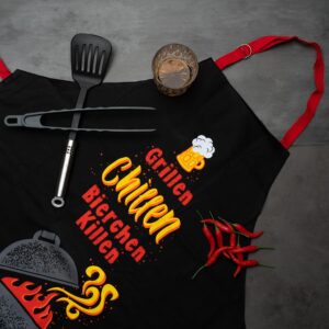 Schürze »GRILLEN, Chillen, BIERCHEN KILLEN«