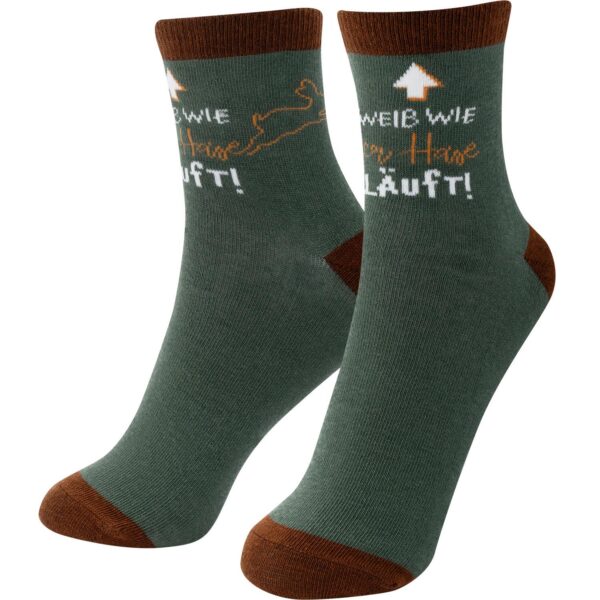 Zaubersocken »Weiß wie der Hase läuft!«
