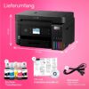 EPSON EcoTank ET-3850 3 in 1 Tintenstrahl-Multifunktionsdrucker schwarz – Bild 2