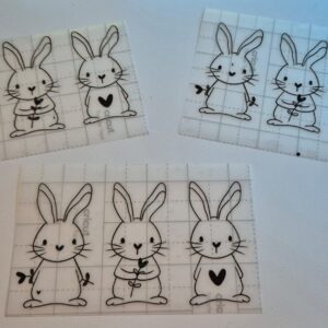 Wiederablösbarer Hasenaufkleber – Niedliches Deko-Highlight in 13,5 x 7,5 cm