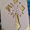 Kommunionkarte mit Blumenmotiv – Bild 2
