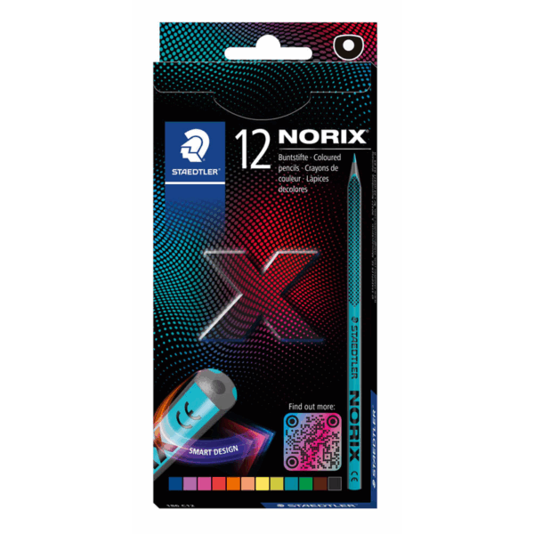 STAEDTLER NORIX® 186 Buntstifte farbsortiert, 12 St.