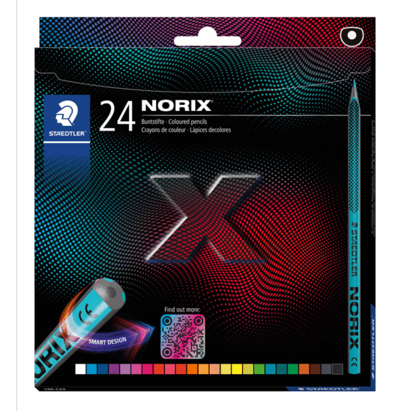 STAEDTLER NORIX® 186 Buntstifte farbsortiert, 24 St.