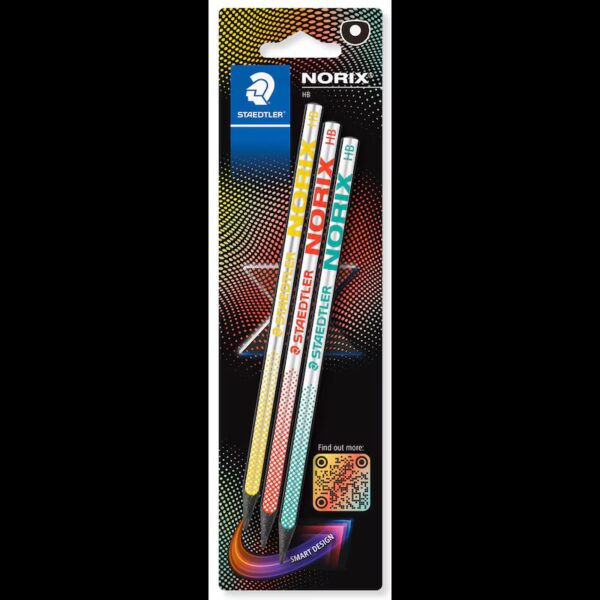 STAEDTLER Norix® Bleistifte HB farbsortiert, 3 St.