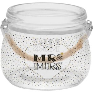 Windlicht klein MR & MRS